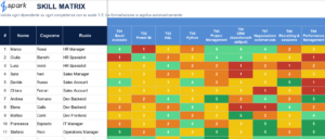 skill matrix template
