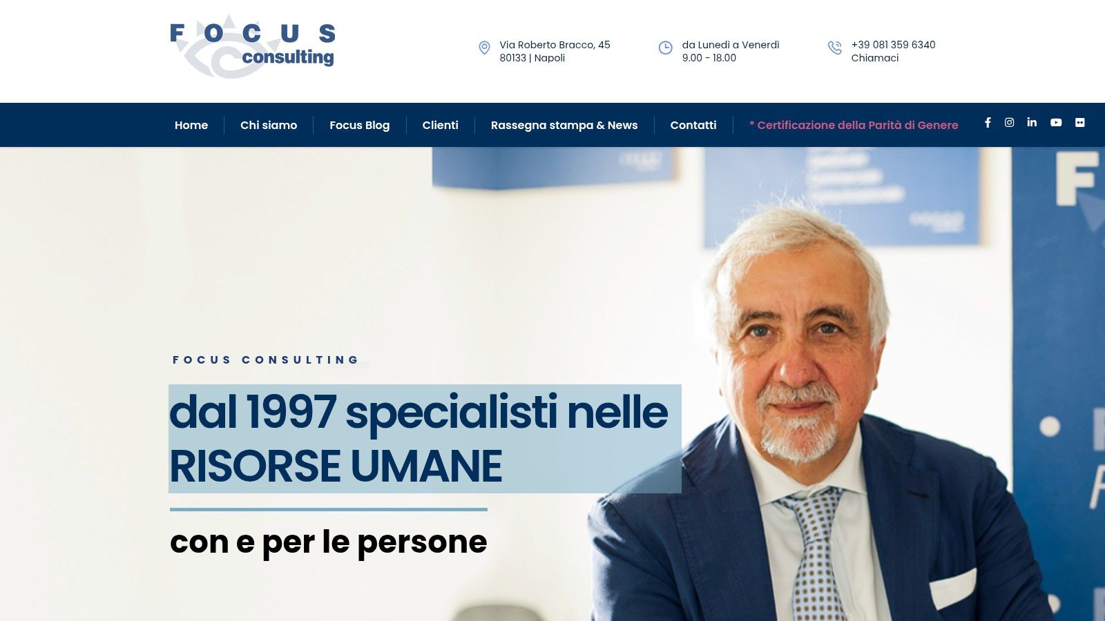 Focus Consulting S.r.l. – Consulenza di Direzione HR, Parità di Genere