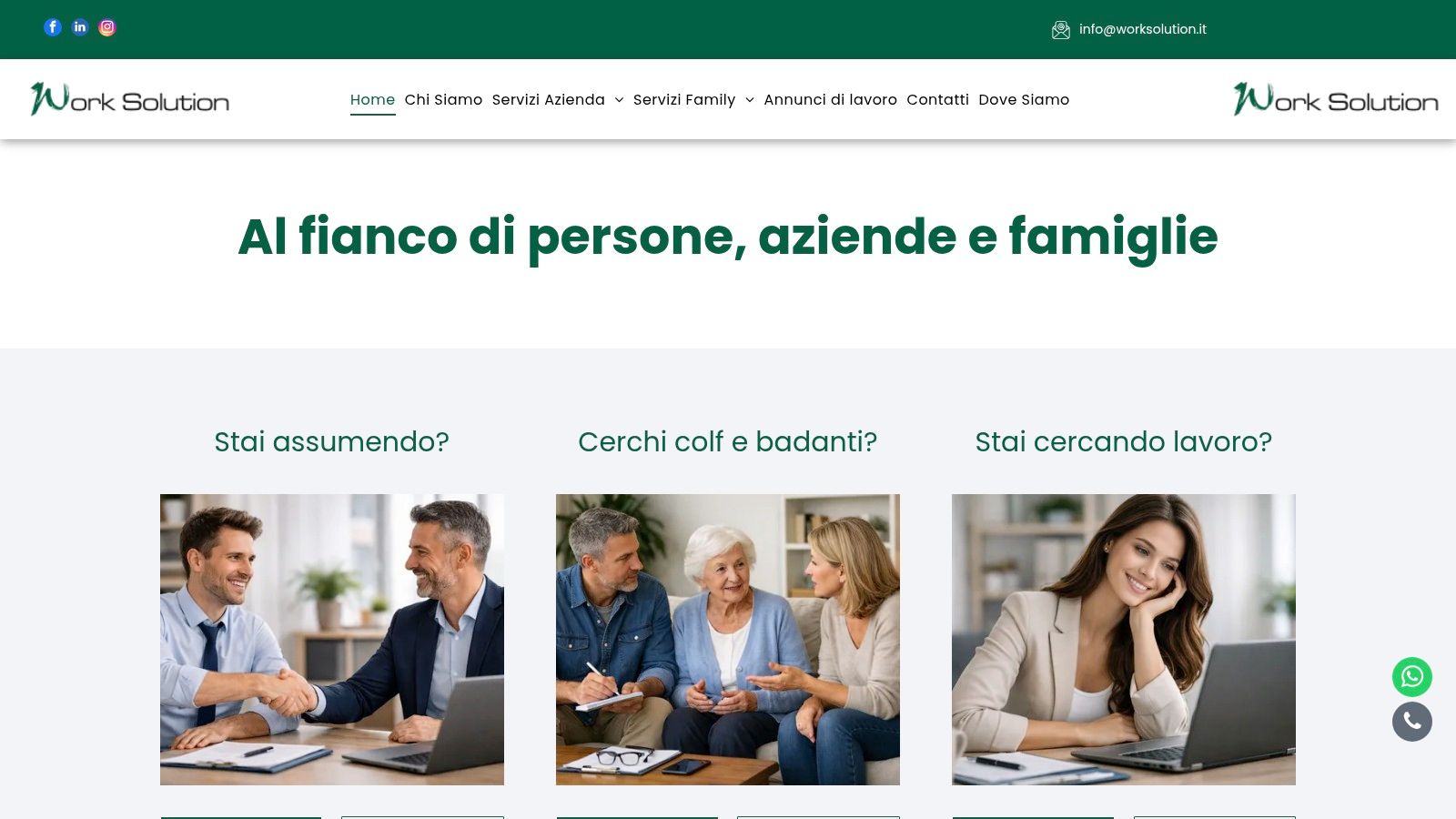 Work Solution – Agenzia per il Lavoro (Sede Caserta)