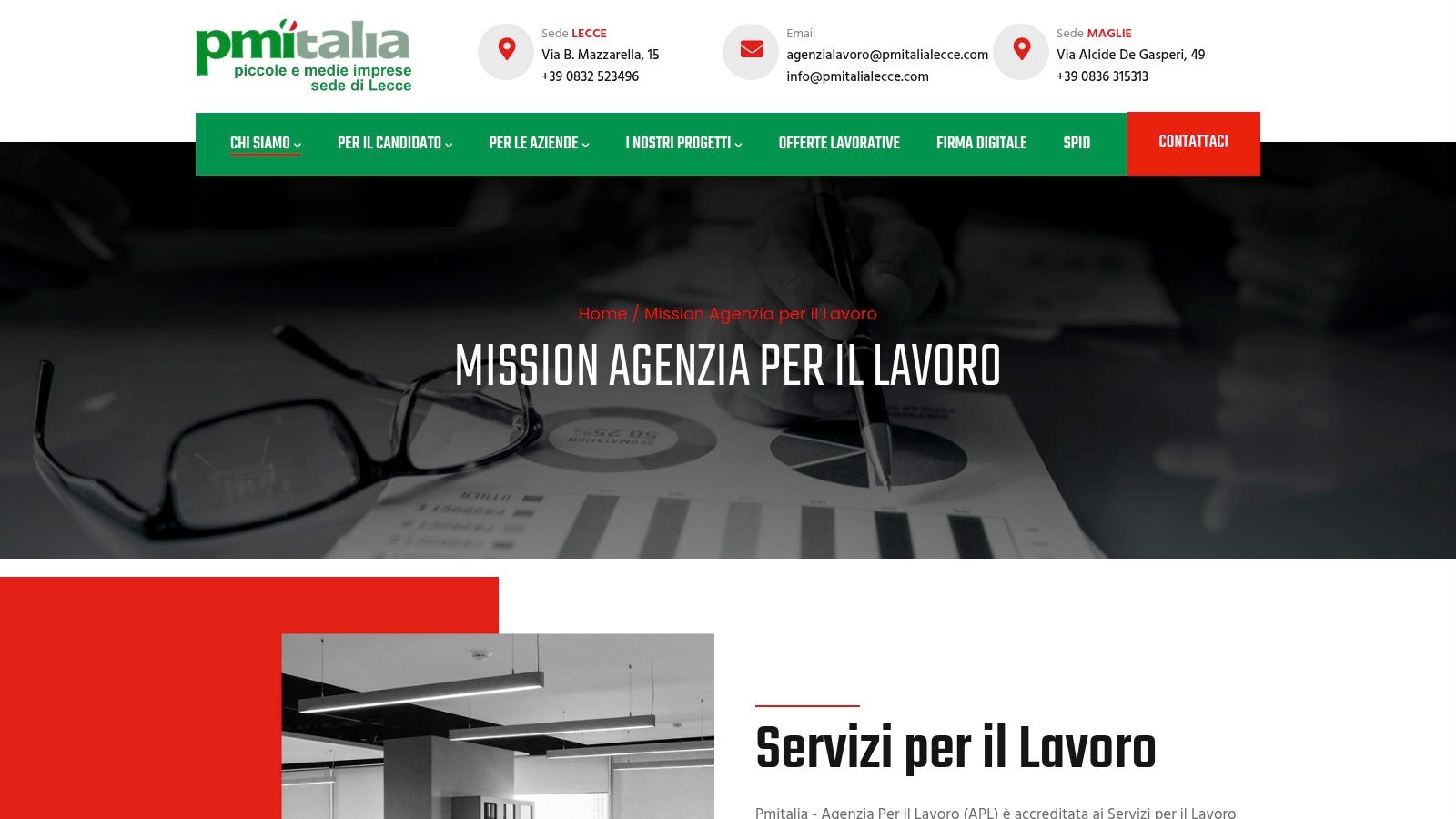 PMItalia – Agenzia per il Lavoro (Sede legale a Lecce)