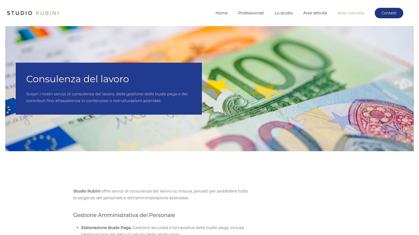 Studio Rubini (Venezia) – Consulenza del lavoro e organizzazione HR