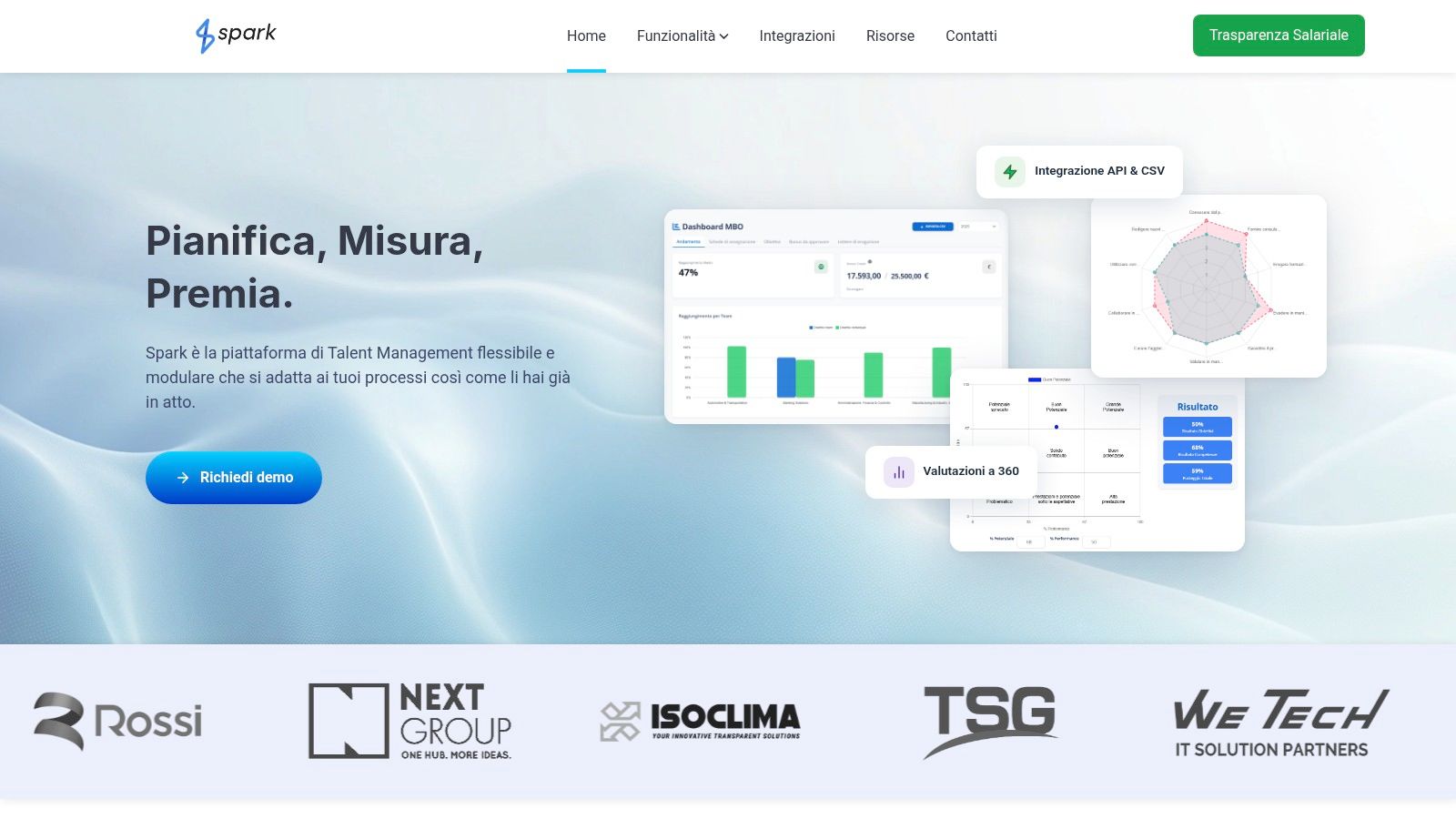 Screenshot from https://tryspark.co