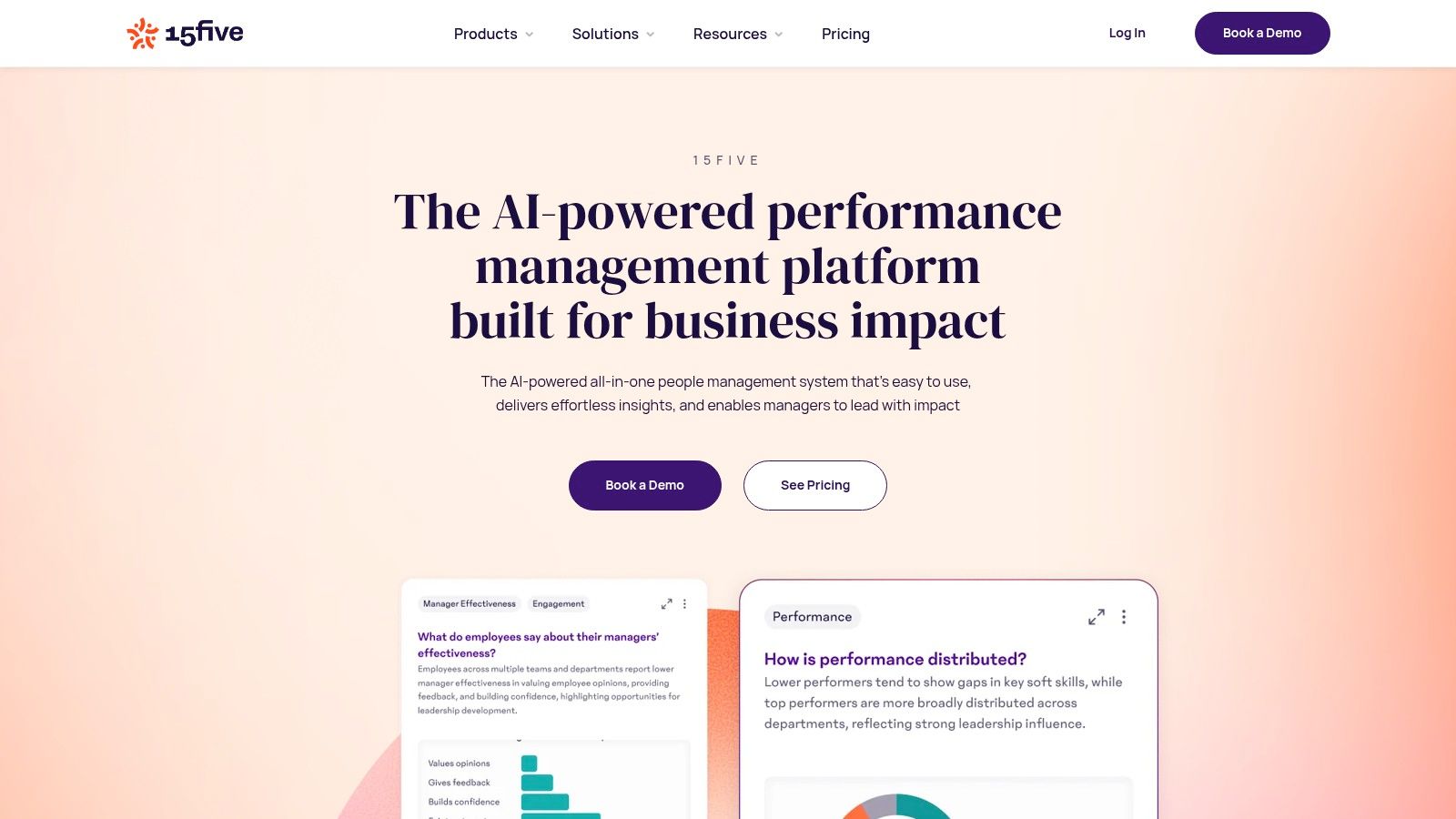 15Five (Objectives within Perform/Total Platform)